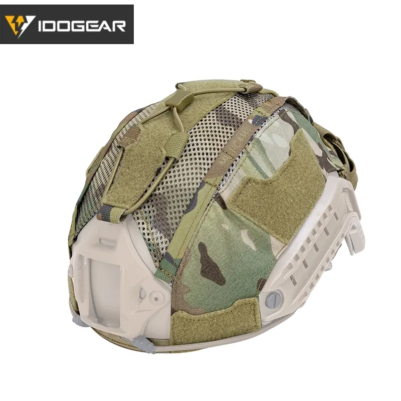 Кавер-чехол на тактический шлем FAST M/L IDOGEAR с карманом для...